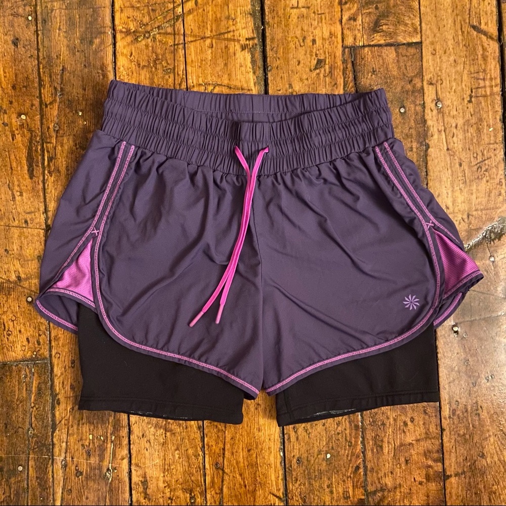 Athleta Spandex Shorts XS Purple